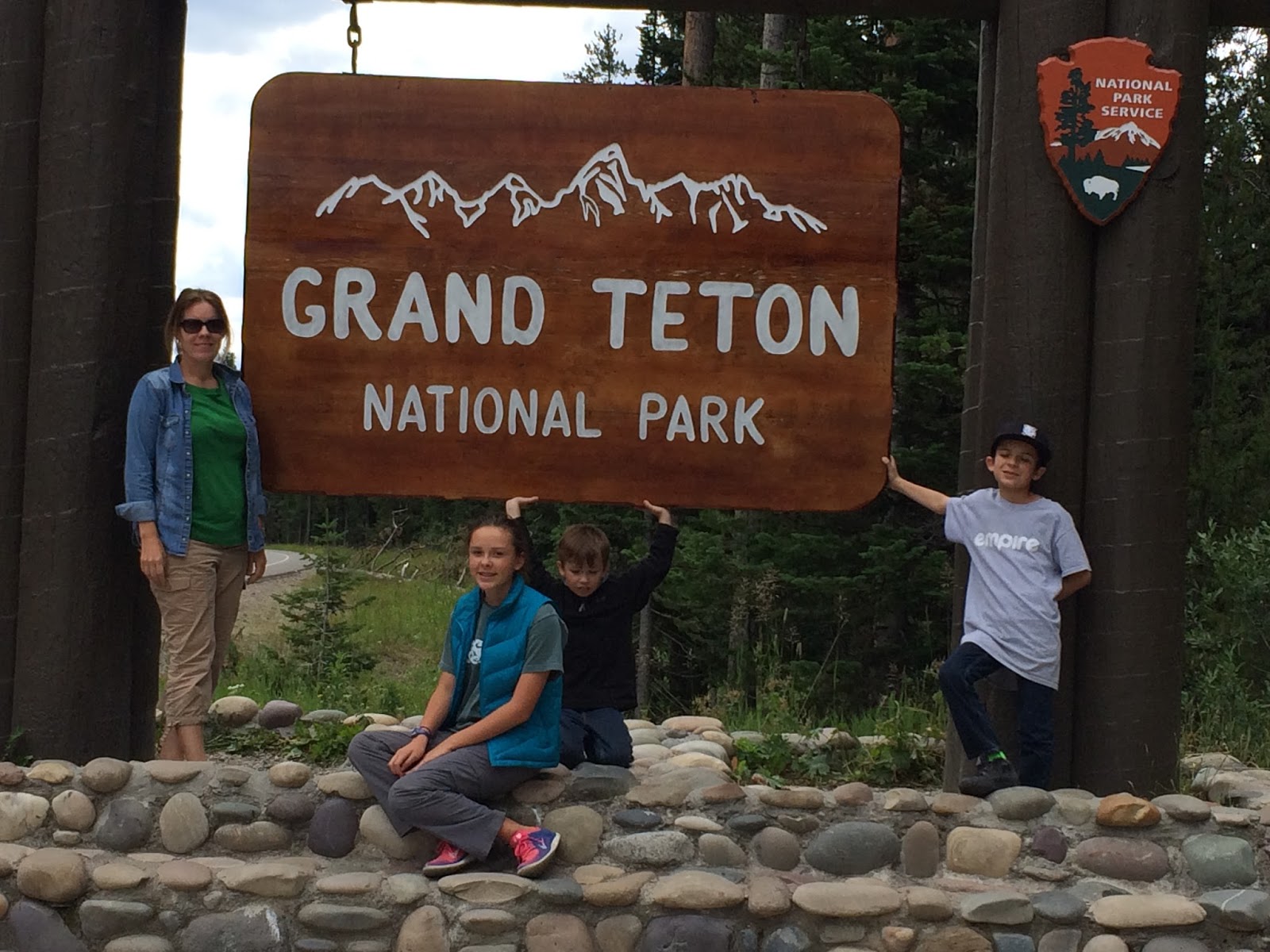 Carful of Kids Grand Teton National Park with the Carful of Kids